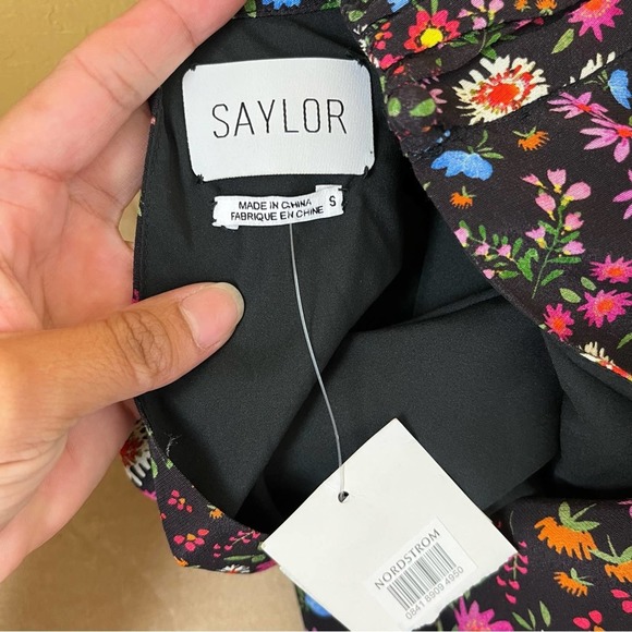 Saylor Vivienne Mini Dress in Black Multi - Picture 7 of 9